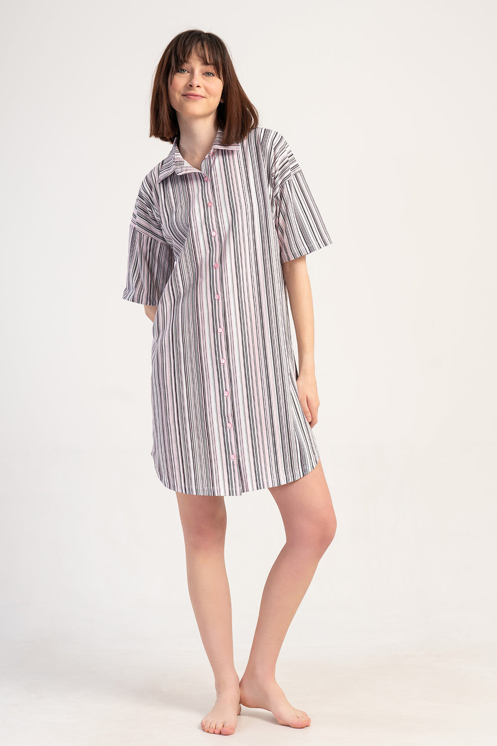 KADIN GOMLEK TUNIK SUPREM 501038 - Vienetta1.GrupAÇIK PEMBE