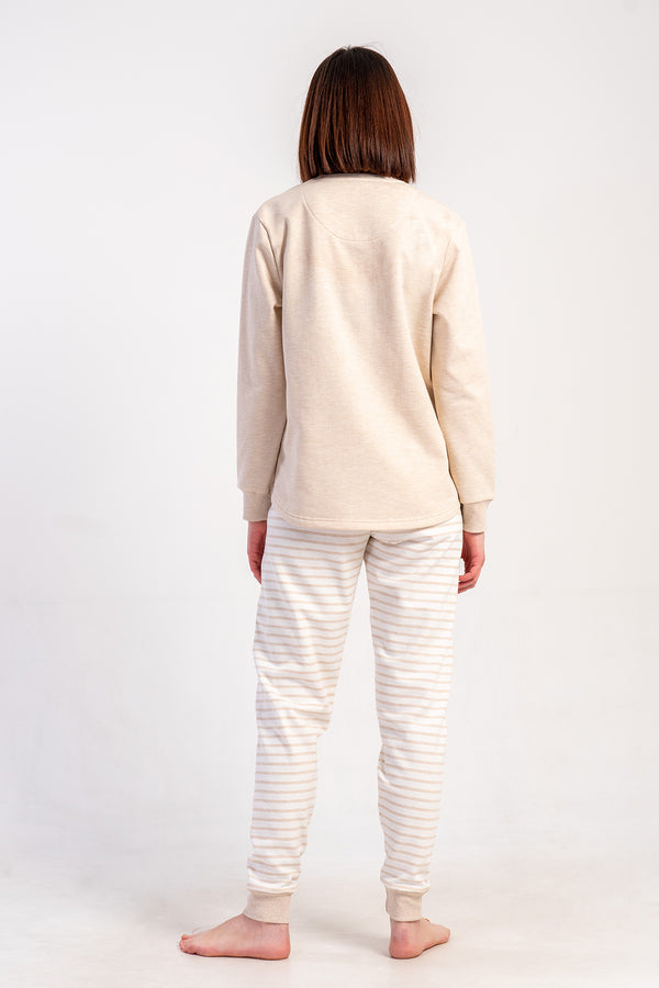 Woman Two Yarn Big Size Broky Pyjama Set