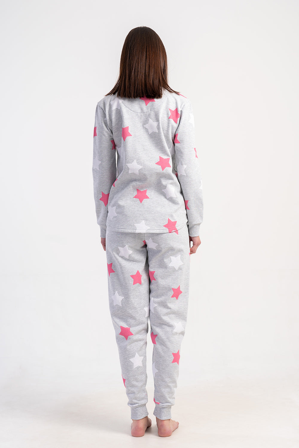 Woman Two Yarn Polka Pyjama Set