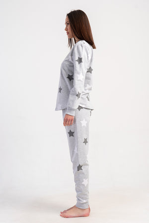 Woman Two Yarn Polka Pyjama Set