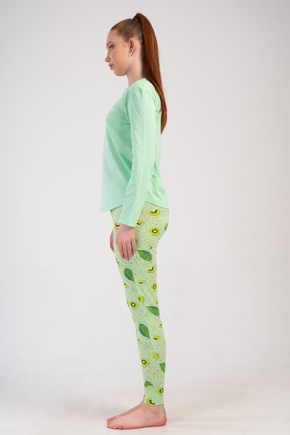 KADIN PIJAMA TAKIM VIENETTA DREAM 502033 - Vienetta1.GrupYESIL