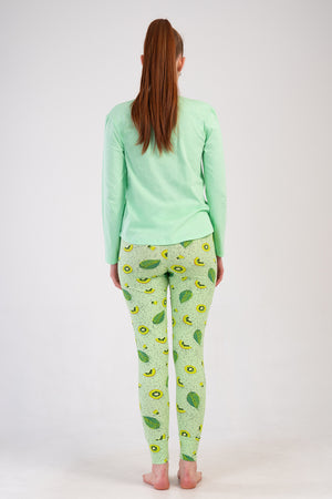 KADIN PIJAMA TAKIM VIENETTA DREAM 502033 - Vienetta1.GrupYESIL