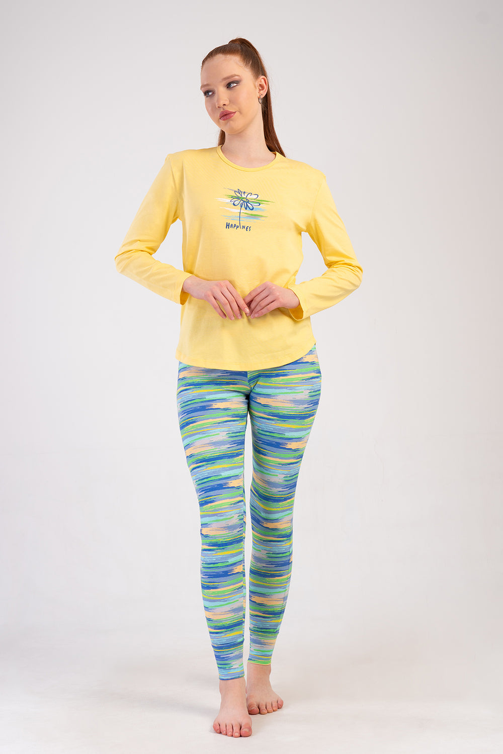 Woman Lycra Supreme Happines Pyjama Set