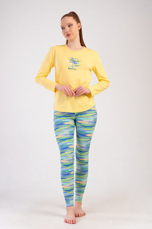 Woman Lycra Supreme Happines Pyjama Set