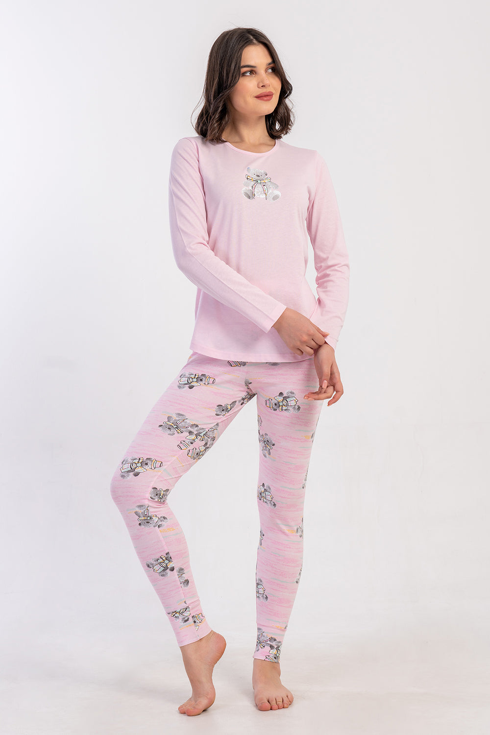 KADIN PIJAMA TAKIM VIENETTA DREAM 502035 - Vienetta1.GrupPEMBE