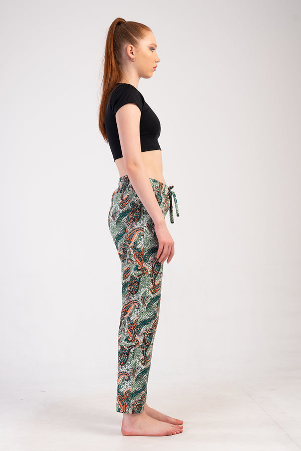 KADIN XXL TEK ALT PIJAMA SUPREM 502045 - Vienetta1.GrupYESIL