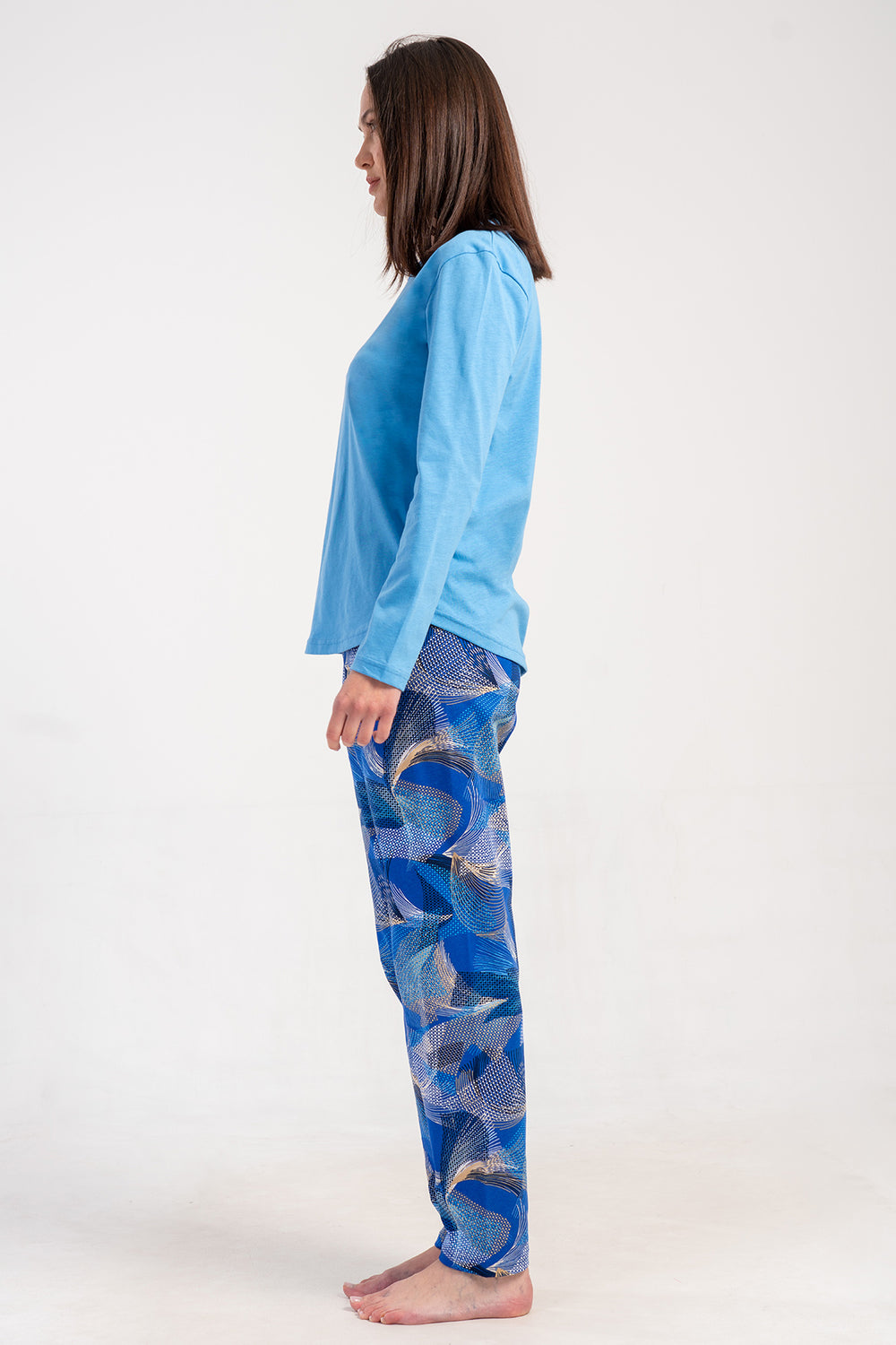 KADIN PIJAMA TAKIM SUPREM 502072 - Vienetta1.GrupMAVI