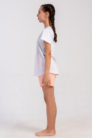 KIZ COCUK SORT TAKIM SUPREM 502152 - VienettaSOFT PINK1 - 2