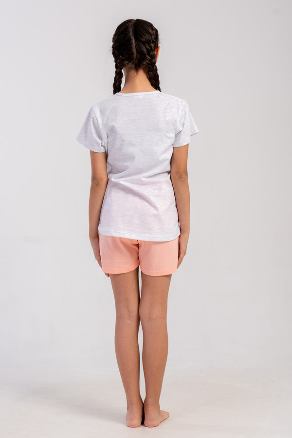 KIZ COCUK SORT TAKIM SUPREM 502152 - VienettaSOFT PINK1 - 2