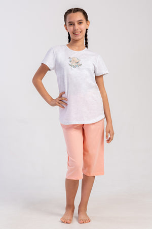 KIZ COCUK KAPRI TAKIM SUPREM 502153 - Vienetta1.GrupSOFT PINK