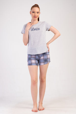 KADIN SORT TAKIM SUPREM 502154 - Vienetta1.GrupGRAY MELANGE