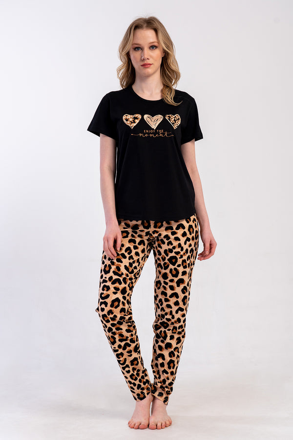 KADIN XXL PIJAMA TAKIM SUPREM 502166 - Vienetta1.GrupSIYAH