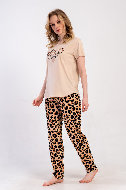 KADIN BATTAL XXL PIJAMA TAKIM SUPREM 502167 - VienettaSIYAH5XL