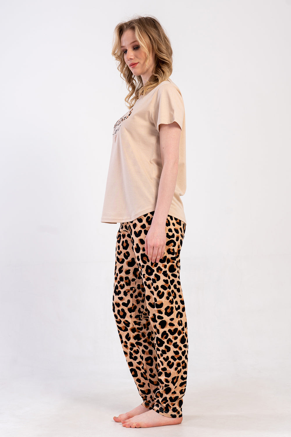 KADIN BATTAL XXL PIJAMA TAKIM SUPREM 502167 - VienettaSIYAH5XL