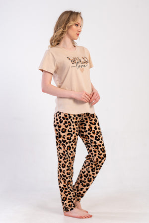 KADIN BATTAL XXL PIJAMA TAKIM SUPREM 502167 - VienettaSIYAH5XL