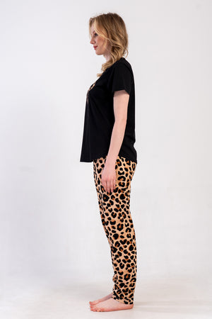 KADIN BATTAL XXL PIJAMA TAKIM SUPREM 502167 - Vienetta1.GrupSIYAH