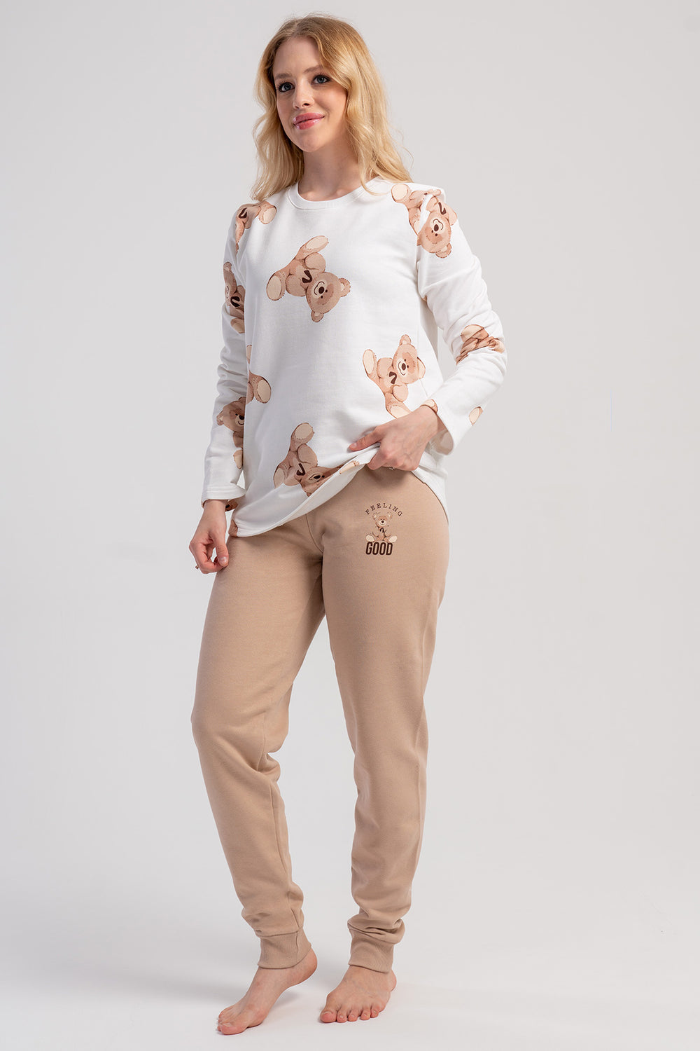 Woman Two Yarn Ziri Pyjama Set