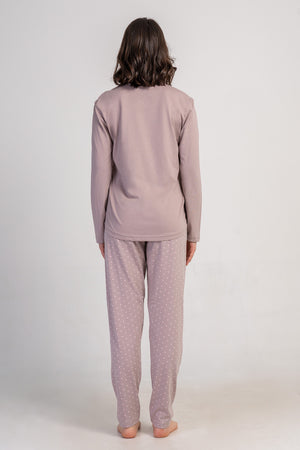 Woman Supreme Big Size Dina O Neck Pyjama Set - Vienetta1.GrupKAHVE