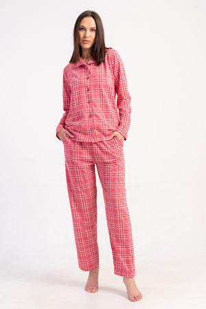 KADIN PIJAMA TAKIM SUPREM 503019 - Vienetta1.GrupPINK