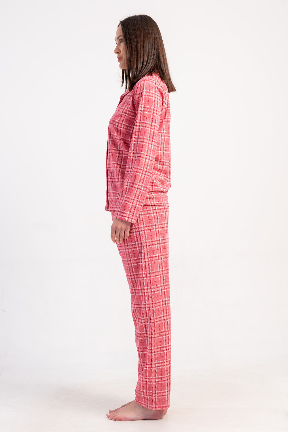 KADIN PIJAMA TAKIM SUPREM 503019 - Vienetta1.GrupPINK