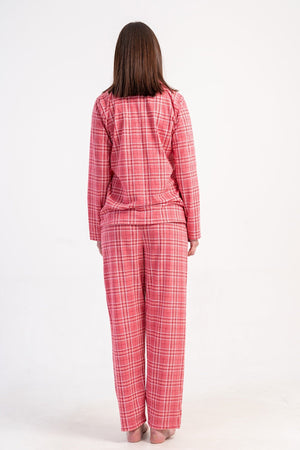 KADIN PIJAMA TAKIM SUPREM 503019 - Vienetta1.GrupPINK