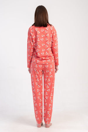 KADIN PIJAMA TAKIM SUPREM 503020 - Vienetta1.GrupPINK