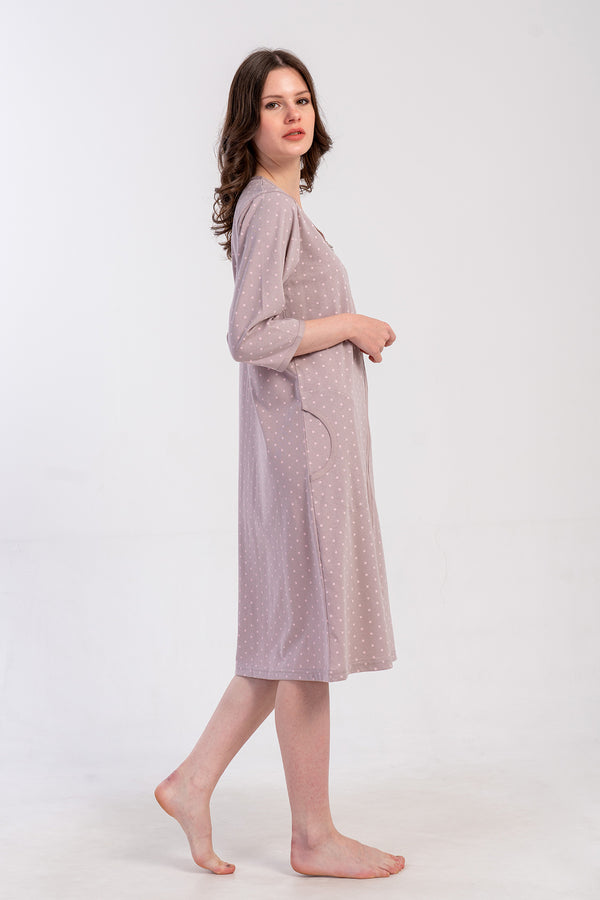 KADIN EV ELBISESI SUPREM 503022 - Vienetta1.GrupA.KAHVE