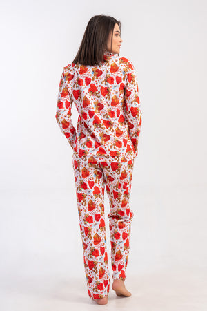 Woman Supreme Mina Shirt Collar Pyjama Set