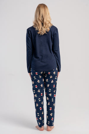 KADIN PIJAMA TAKIM SUPREM 503060 - Vienetta1.GrupY.LACIVERT