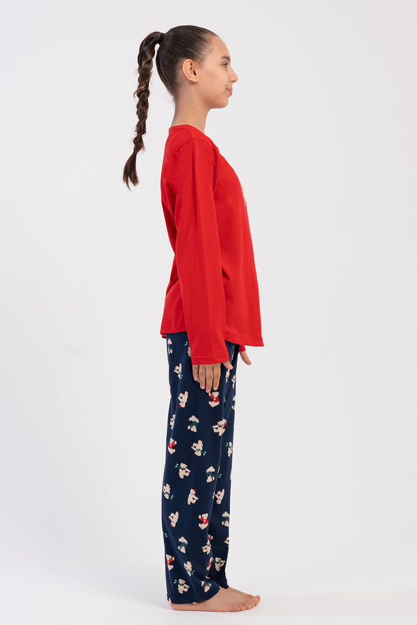 Kids' Girls Supreme Wana O Neck Pyjama Set - Vienetta1.Grup19 - 1757TCX