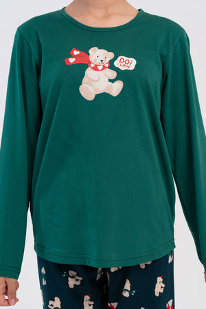 Kids' Girls Supreme Wana O Neck Pyjama Set - Vienetta1.Grup19 - 1757TCX