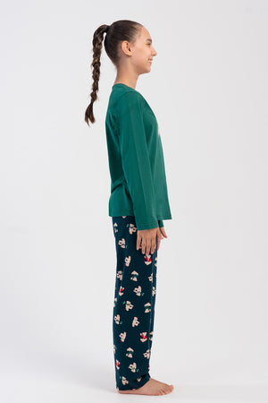 Kids' Girls Supreme Wana O Neck Pyjama Set - Vienetta1.Grup19 - 1757TCX