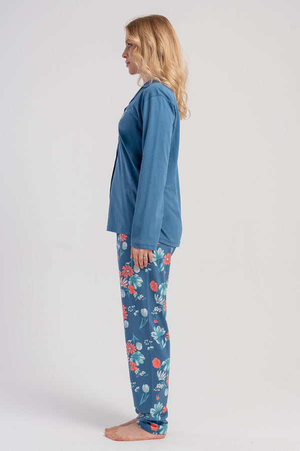 KADIN XXL PIJAMA TAKIM SUPREM 503064 - VienettaMAVI2XL
