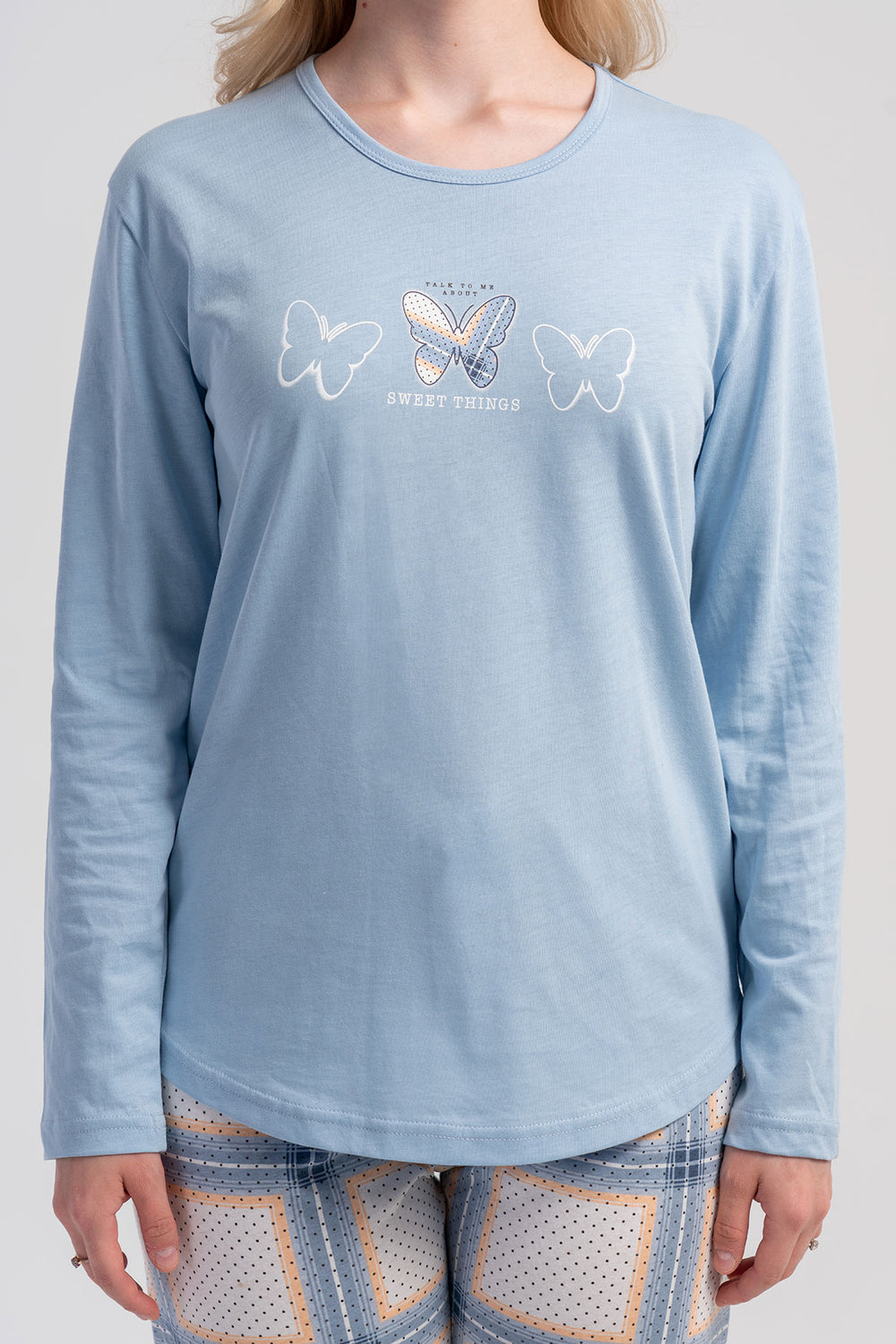 KADIN PIJAMA TAKIM SUPREM 503070 - Vienetta1.GrupMAVI