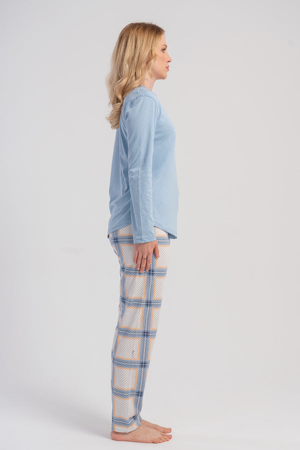 Woman Supreme Yepa Long Sleeve Pyjama Set - Vienetta1.Grup13 - 1021TCX