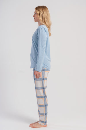 KADIN PIJAMA TAKIM SUPREM 503070 - Vienetta1.GrupMAVI