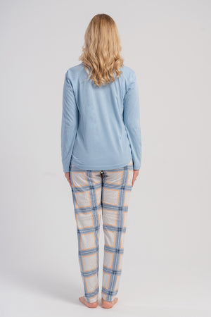 Woman Supreme Yepa Long Sleeve Pyjama Set - Vienetta1.Grup13 - 1021TCX