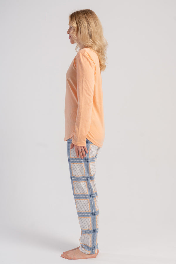 Woman Supreme Yepa Long Sleeve Pyjama Set - Vienetta1.Grup13 - 1021TCX