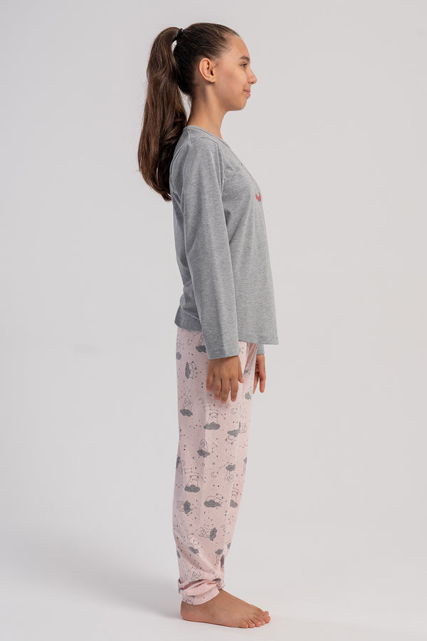 Kids' Girls Supreme Sufi O Neck Pyjama Set