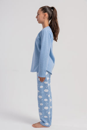 KIZ COCUK PIJAMA TAKIM 2IPLIK 503089 - VienettaMAVI7 - 8