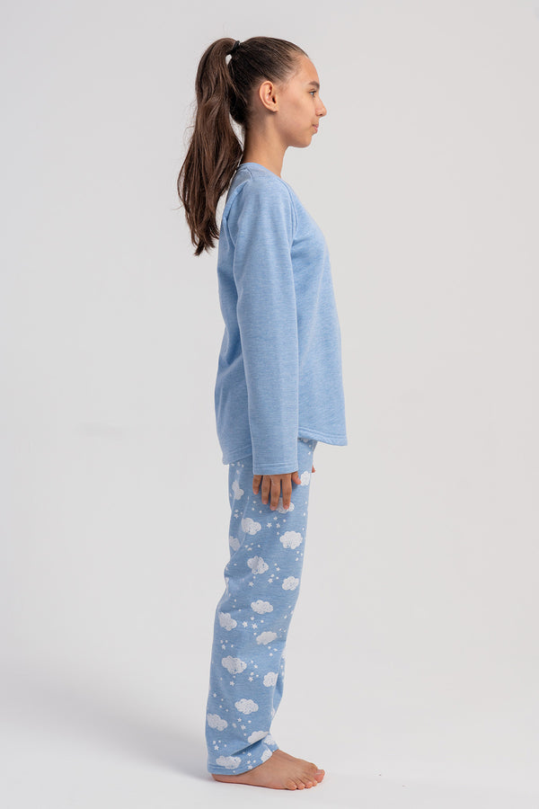 KIZ COCUK PIJAMA TAKIM 2IPLIK 503089 - VienettaMAVI7 - 8