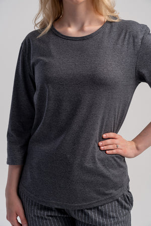 Woman Supreme Monne O Neck Pyjama Set - Vienetta1.Grup2144GRI