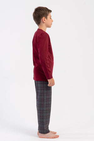 ERKEK COCUK PIJAMA TAKIM SUPREM 503106 - Vienetta1.GrupBORDO