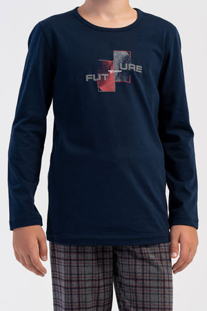 ERKEK COCUK PIJAMA TAKIM SUPREM 503106 - Vienetta1.GrupBORDO