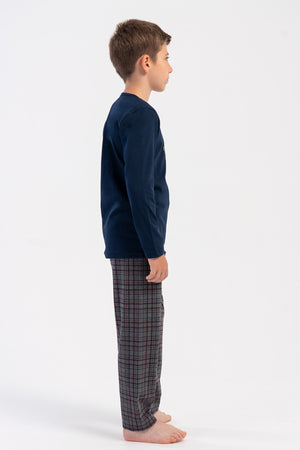 ERKEK COCUK PIJAMA TAKIM SUPREM 503106 - Vienetta1.GrupBORDO