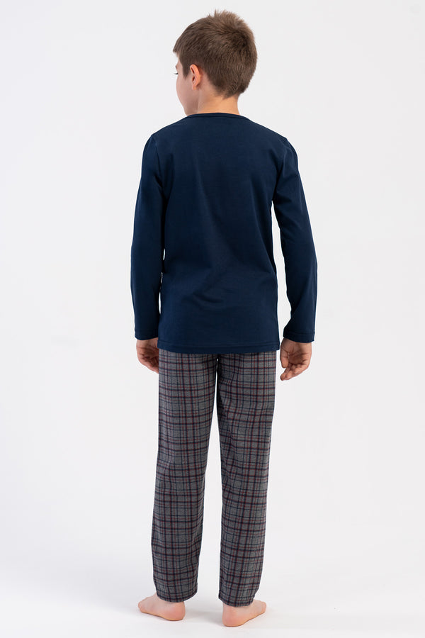 ERKEK COCUK PIJAMA TAKIM SUPREM 503106 - Vienetta1.GrupBORDO