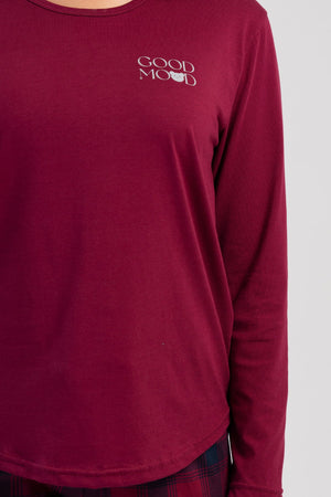 Woman Supreme Beva Long Sleeve Pyjama Set - Vienetta1.Grup3927LACIVERT