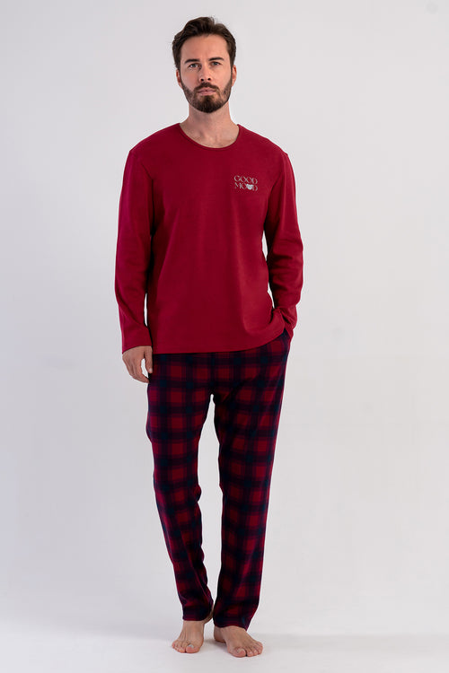 ERKEK PIJAMA TAKIM INTERLOK 503141 - Vienetta1.GrupBORDO