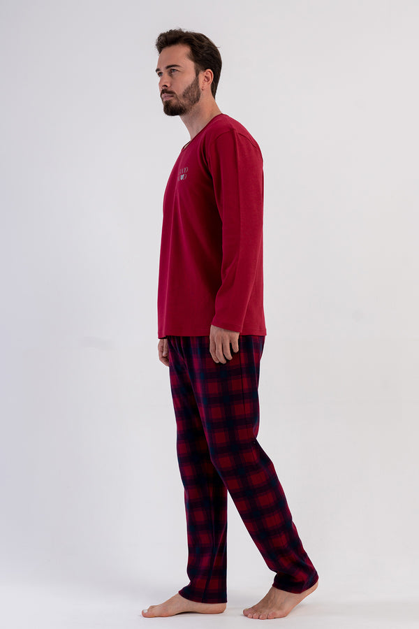 ERKEK PIJAMA TAKIM INTERLOK 503141 - Vienetta1.GrupBORDO