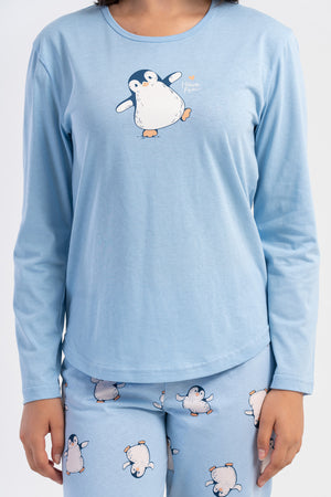 KADIN PIJAMA TAKIM SUPREM 503161 - Vienetta1.GrupMAVI